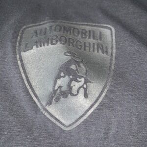 Automobili Lamborghini Racing T Shirt Black Mens Size XL Spots Long Sleeve VTG